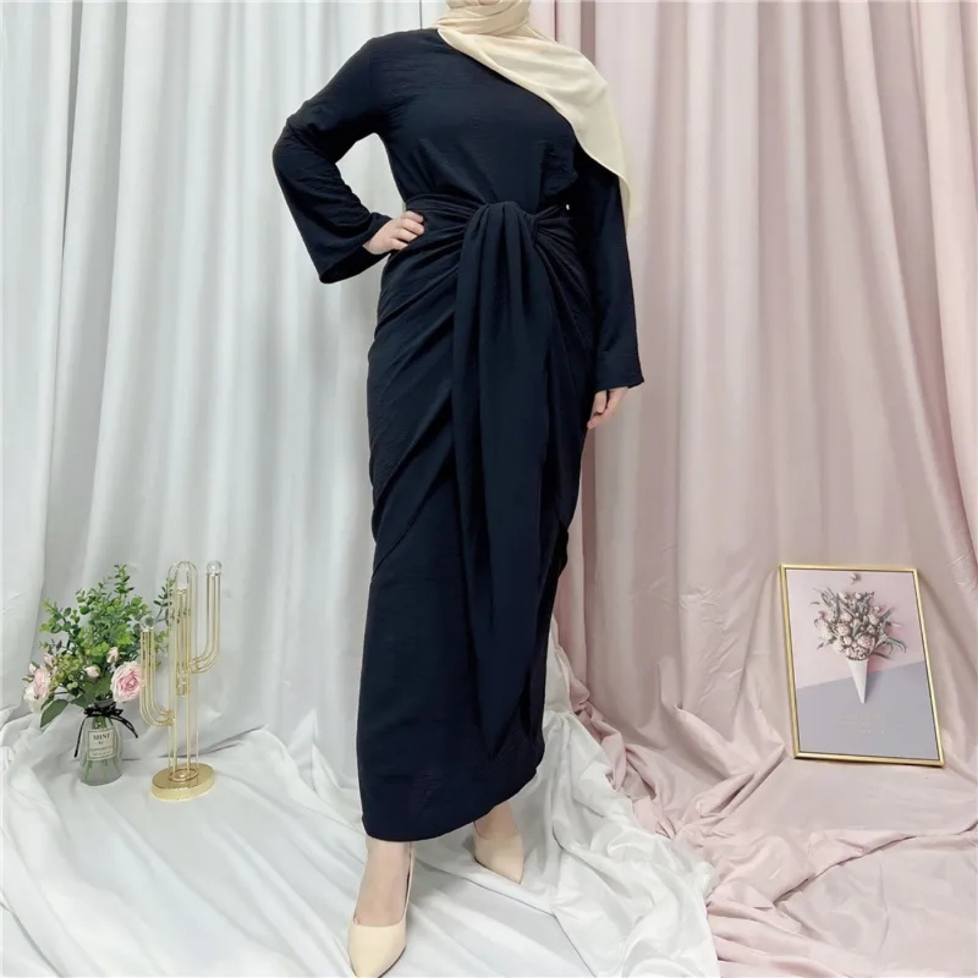 Wrap Skirt Abaya