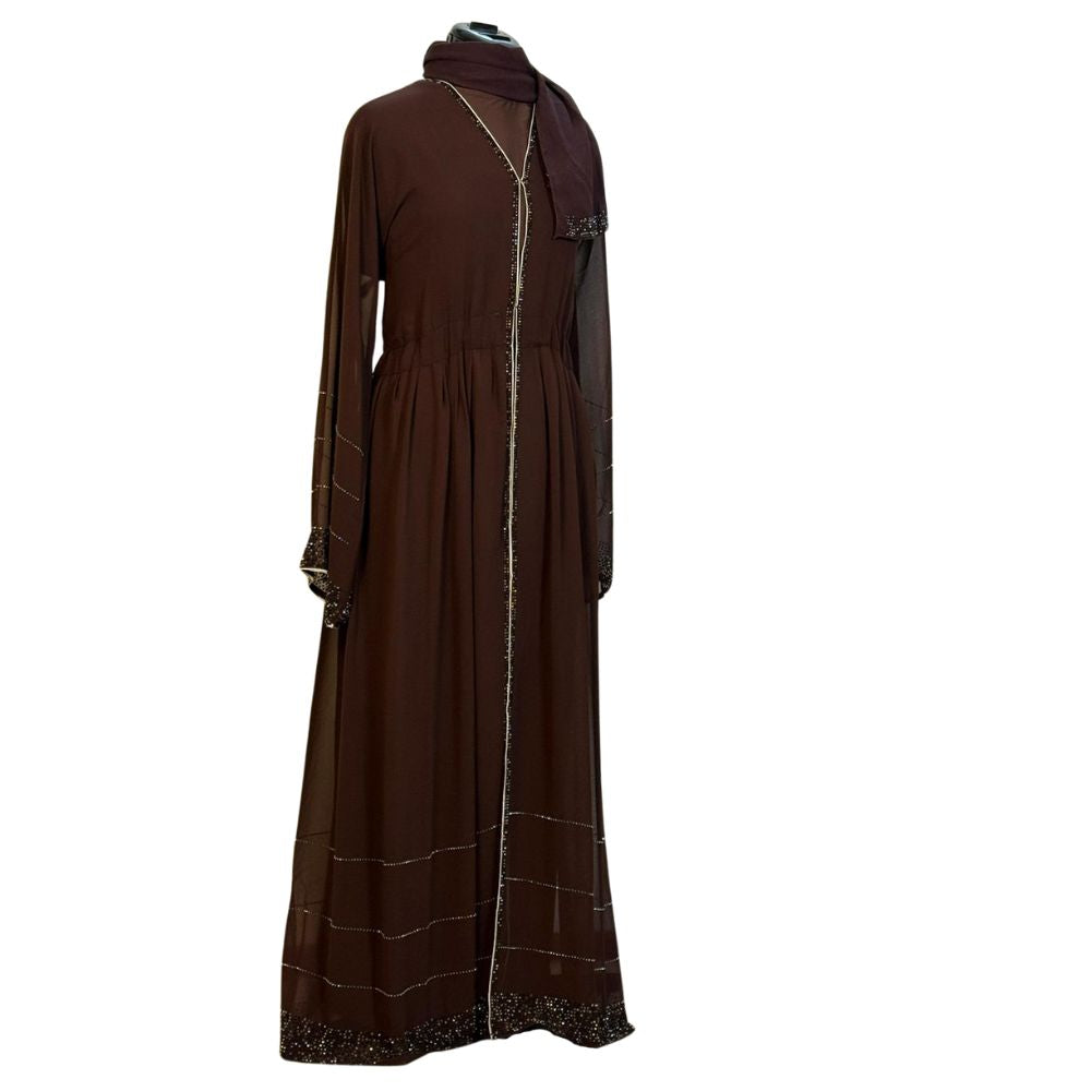 Hand made Diamond Beading Islamic Abaya