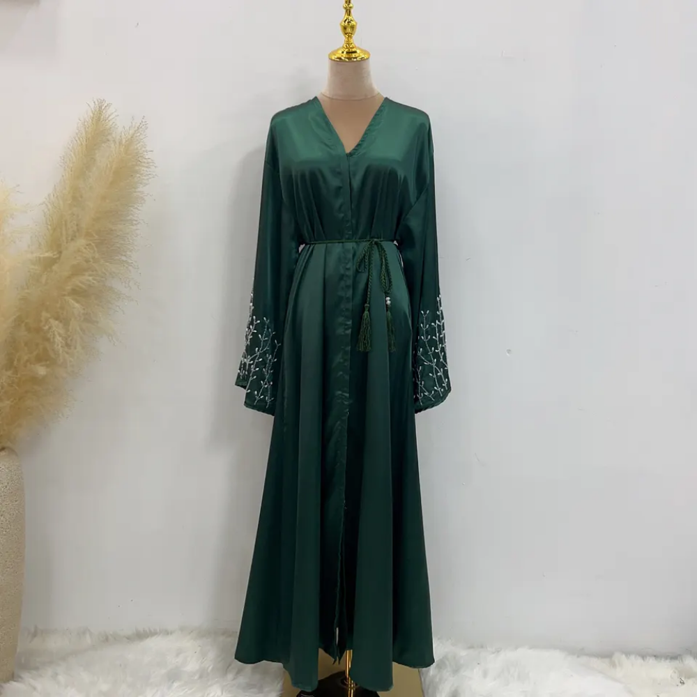 Handmade Beads Women Muslim Dress Nala Kamana Handmade Beads Women Muslim Dress Nala Kamana