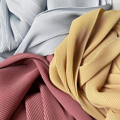 Pleated Chiffon Muslim Headscarf